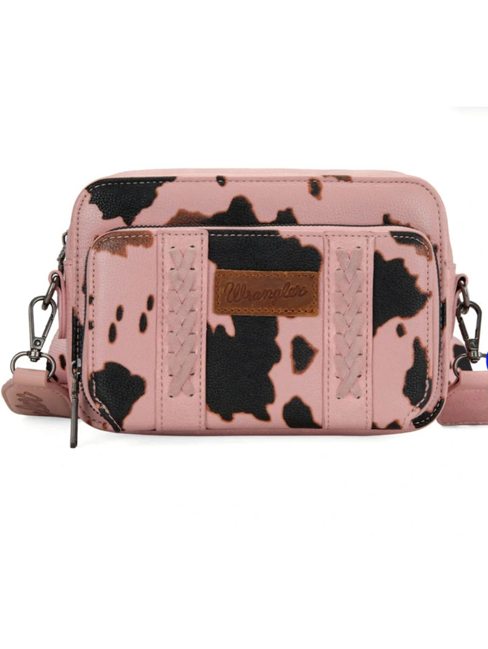 Wrangler Montana West Cow Print Crossbody.